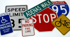 road sign designs