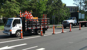 pavement markings